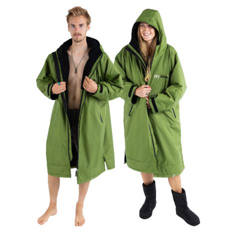 dryrobe Advance Long Sleeve Changing Robe - Dark Green / Black   £156.75